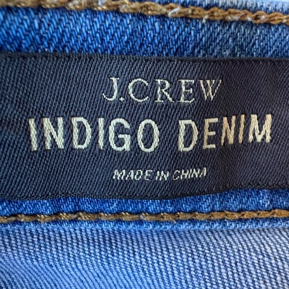J. Crew Indigo Denim raw hem shorts with stretch - Picture 7 of 10